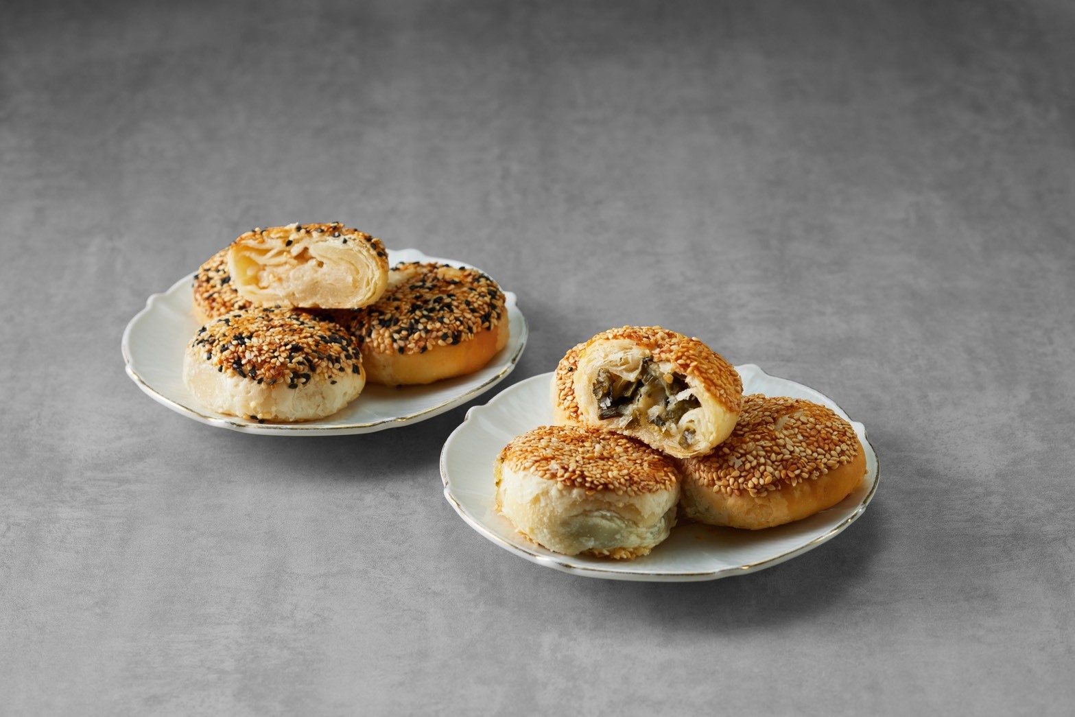 圓山酥餅6入裝(蘿蔔絲酥餅3入、蔥燒酥餅3入)