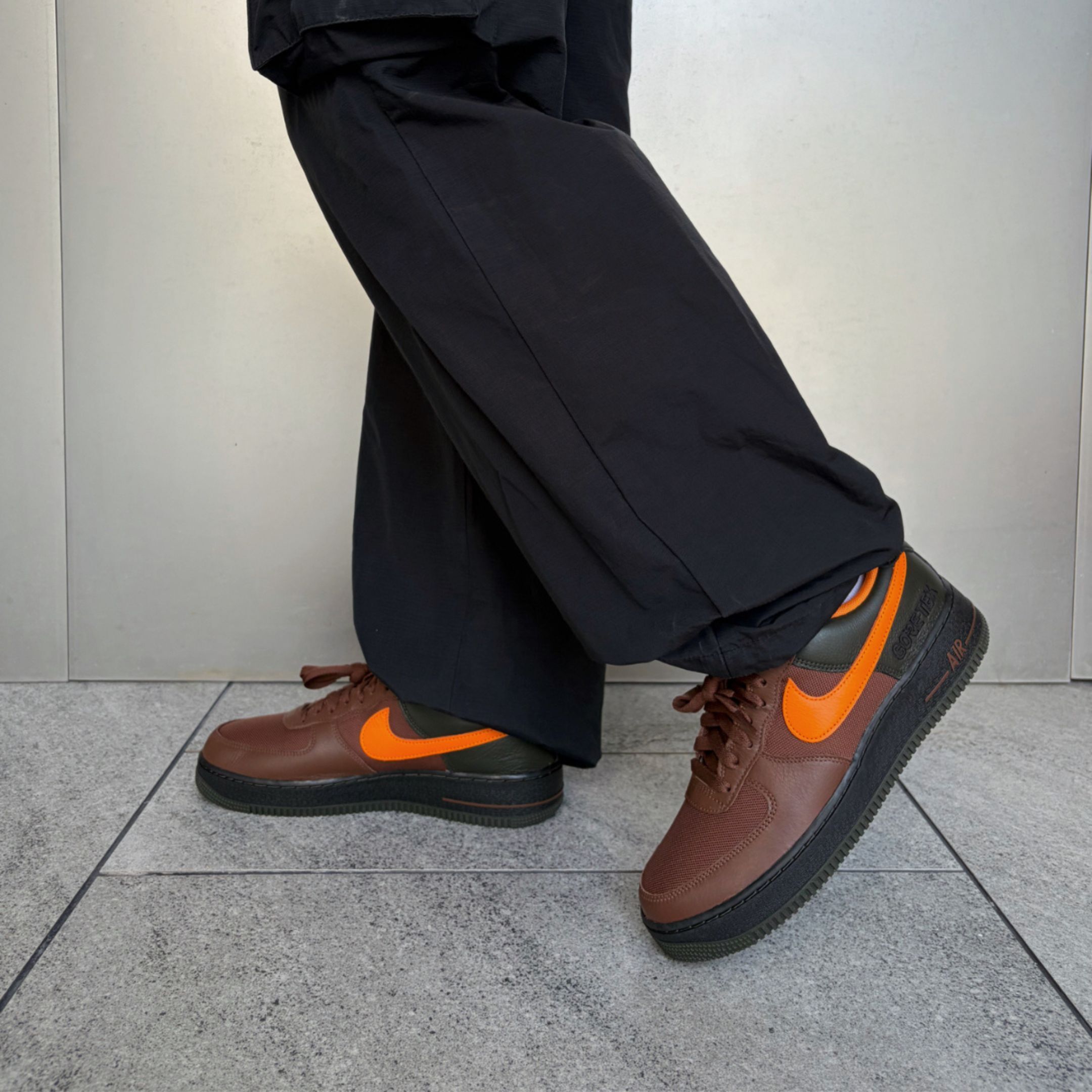 NICEDAY 現貨 Nike Air Force 1 Low GORE-TEX 防水 棕色 摩卡 橘 男鞋 CK2630-201