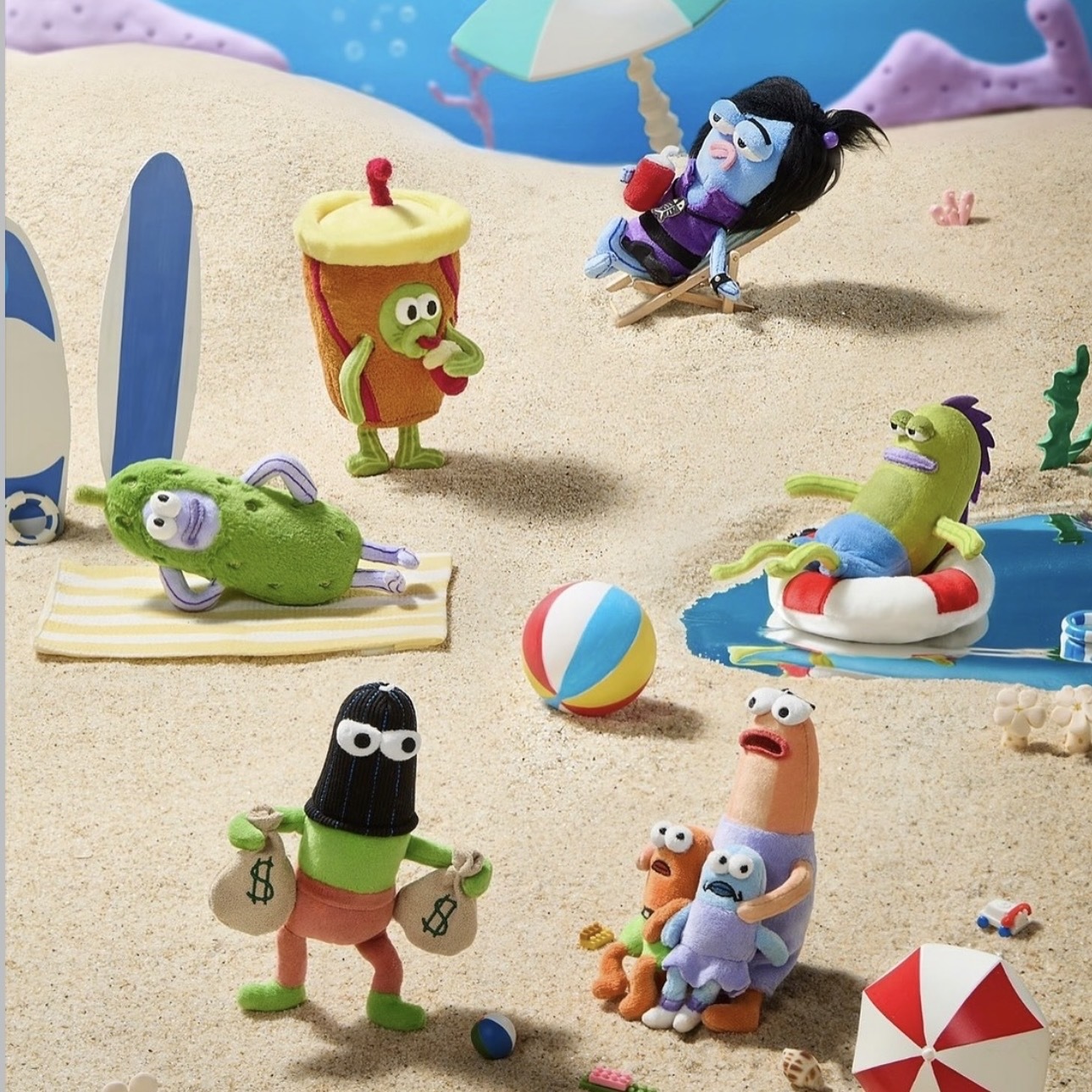 SPONGEBOB 海綿寶寶 比奇堡 居民的一天 盲盒 毛絨