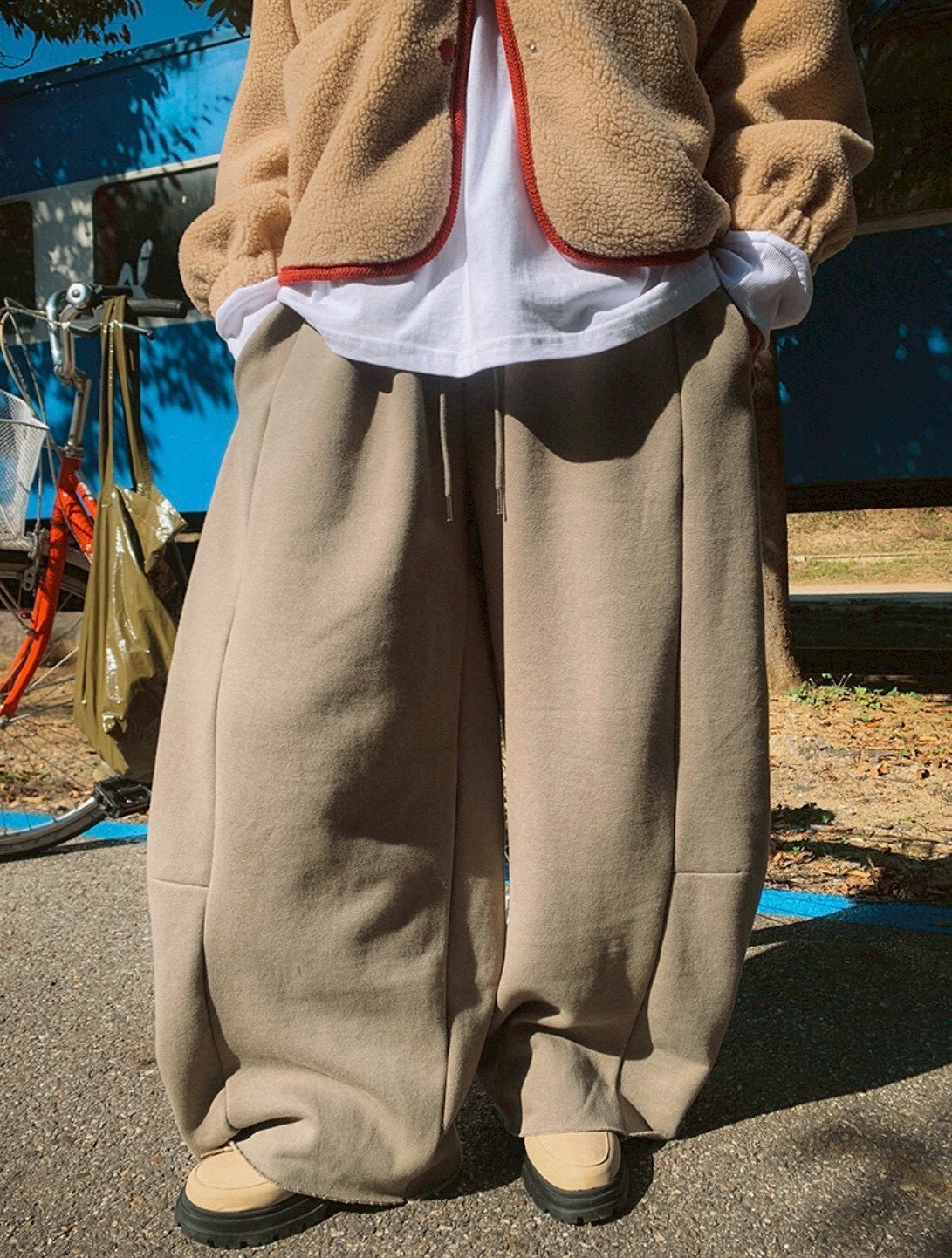 ᴴᴼᵀ ▸▸店長推薦◃◃ 秋冬新款/彎刀寬棉褲 MANIFEST正韓🇰🇷