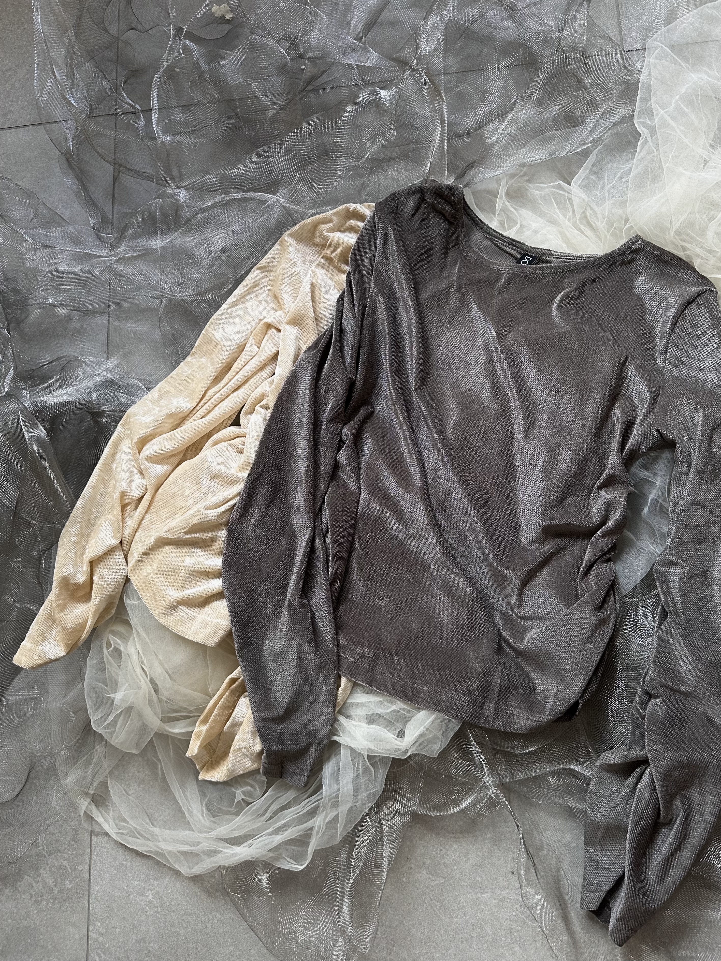 網眼絲絨上衣 - BL53855