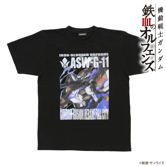 240988 Pbandai 預訂 2026/1月 機動戦士ガンダム 鉄血のオルフェンズ MS ARCHIVES フルカラーTシャツ ガンダム・グシオンリベイクフルシティ