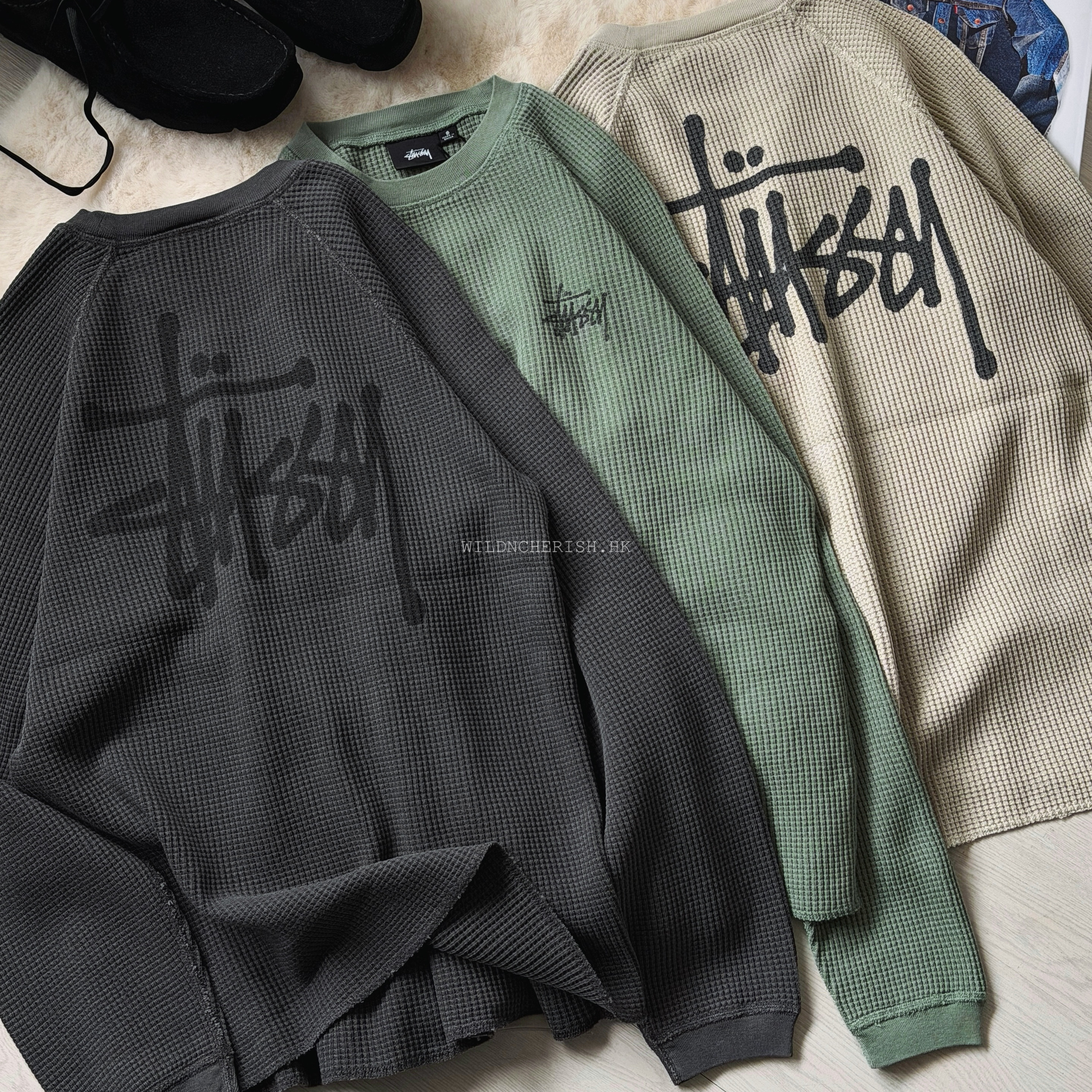 現貨 | Stussy Basic Stüssy Thermal 窩夫格