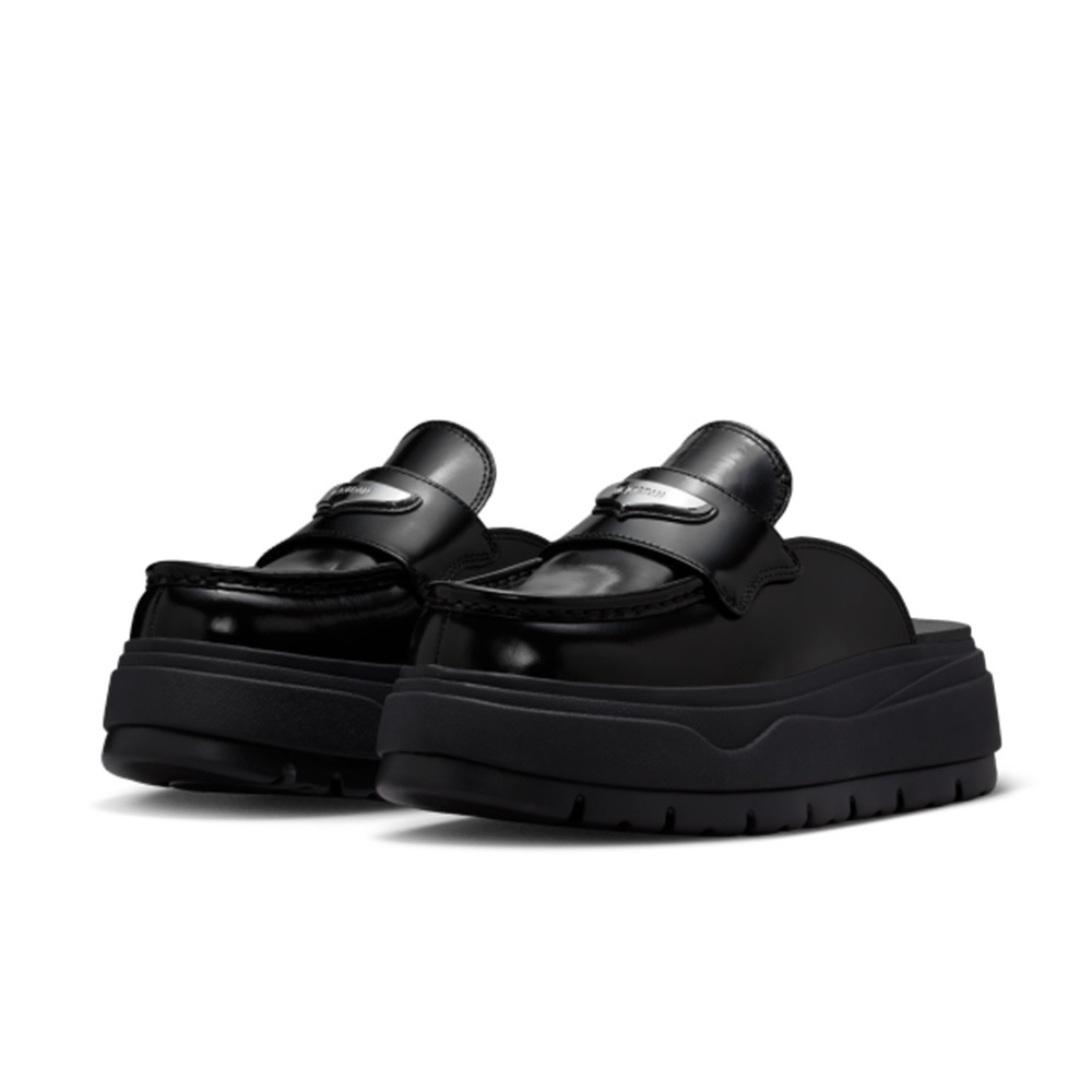 W Nike Air Jordan Mule Black Metallic Silver 厚底黑銀 HJ4292-001