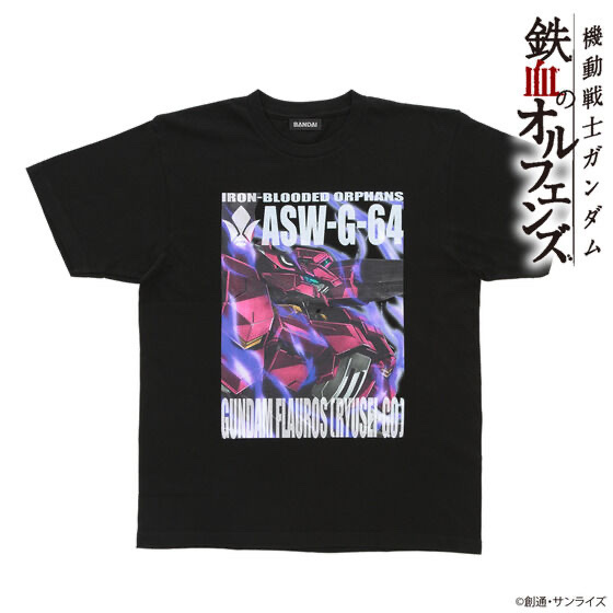 240989 Pbandai 預訂 2026/1月 機動戦士ガンダム 鉄血のオルフェンズ MS ARCHIVES フルカラーTシャツ ガンダム・フラウロス