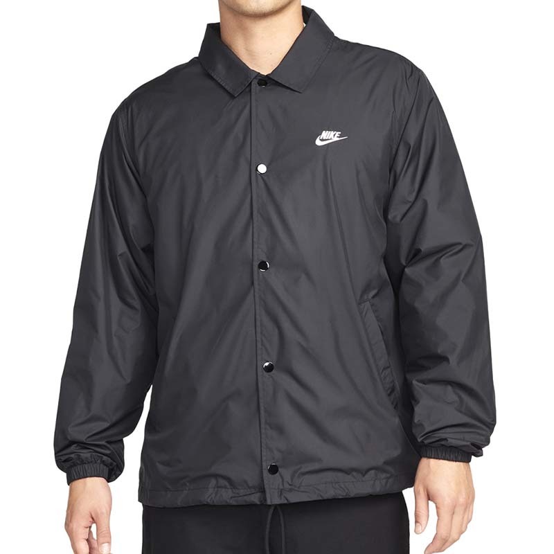 Nike Club 男款 教練外套 黑色 FN3317-010 [台灣現貨]