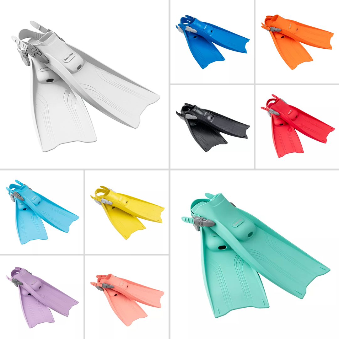 OceanMAX 橡膠蛙鞋 OM-F03 (調整帶)