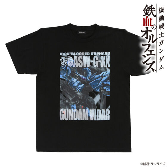 240990 Pbandai 預訂 2026/1月 機動戦士ガンダム 鉄血のオルフェンズ MS ARCHIVES フルカラーTシャツ ガンダム・ヴィダール