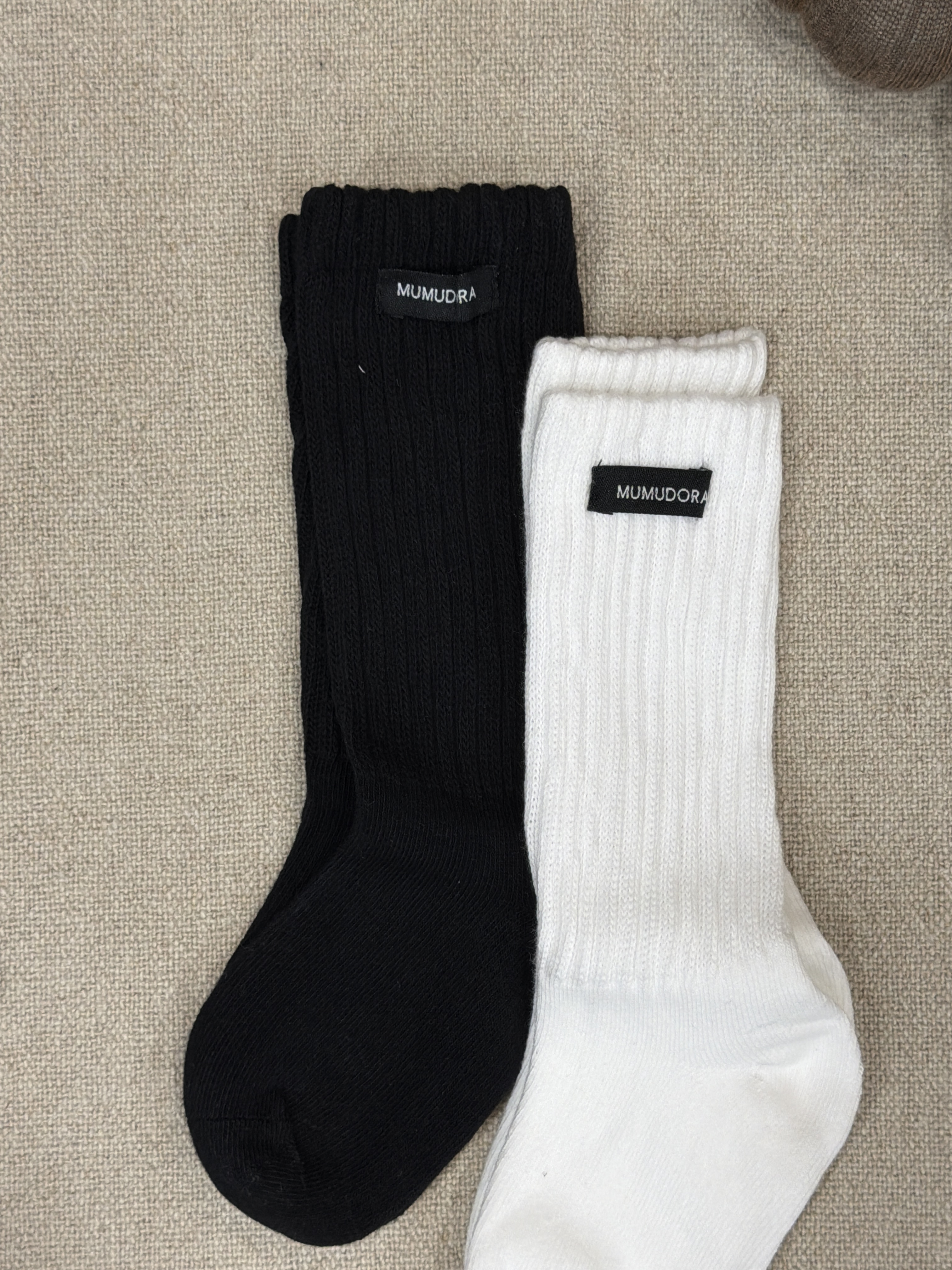 A03525高品質粗針織襪