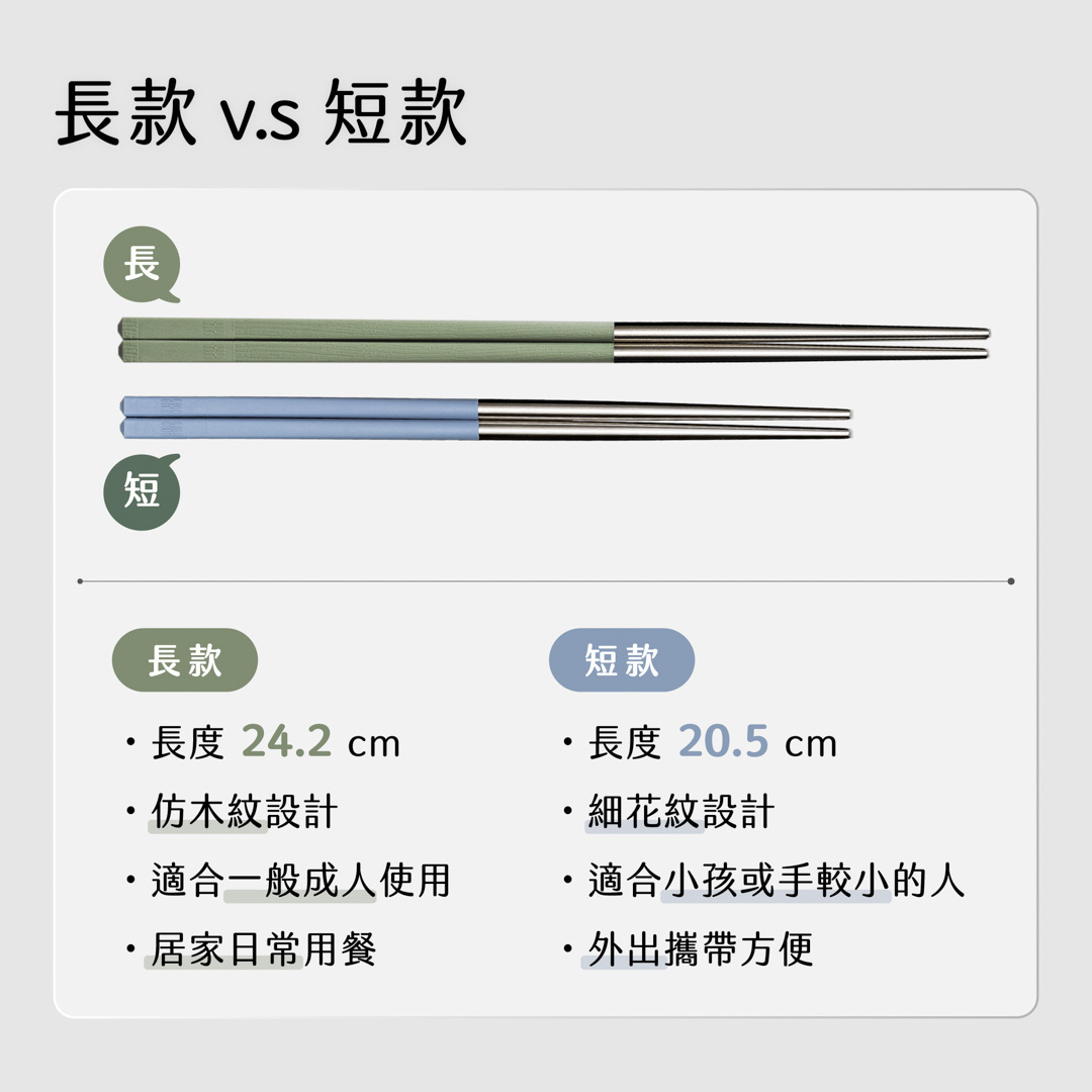 【配件】單隻筷子｜長款、短款｜無包裝