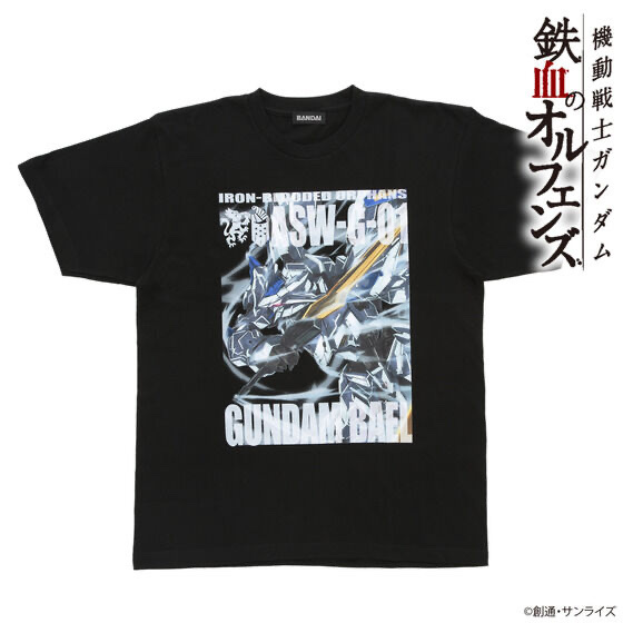 240991 Pbandai 預訂 2026/1月 機動戦士ガンダム 鉄血のオルフェンズ MS ARCHIVES フルカラーTシャツ ガンダム・バエル
