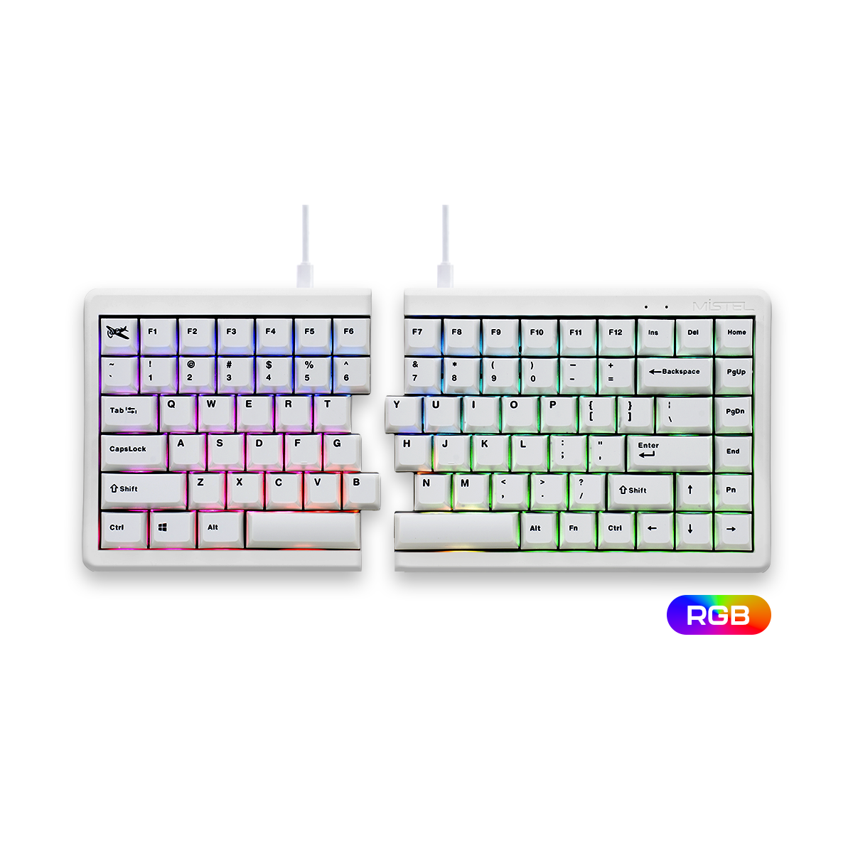 Mistel MD770 RGB Classic White/BKF