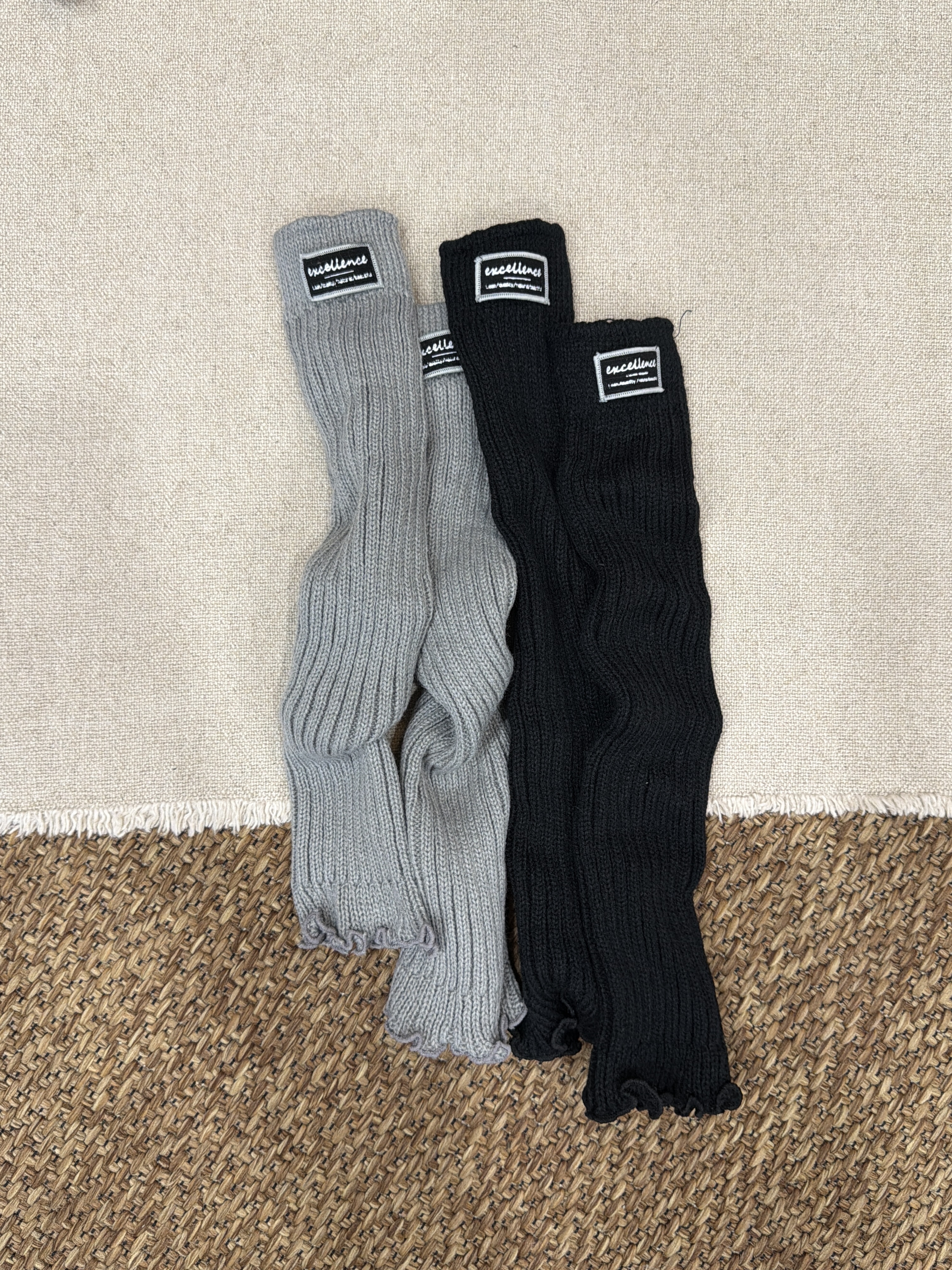 A03527高品質粗針織襪套