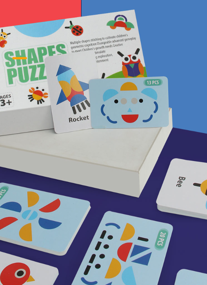 盒裝玩具 圖案積木動物拼圖遊戲 MS956