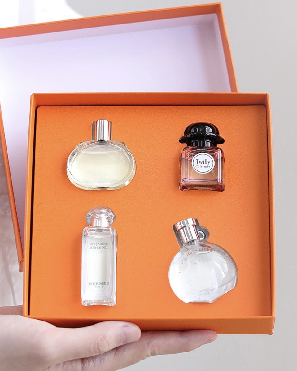 <單盒免運>Hermes愛馬仕 經典 香水 禮盒 小樣 禮盒組 四入組