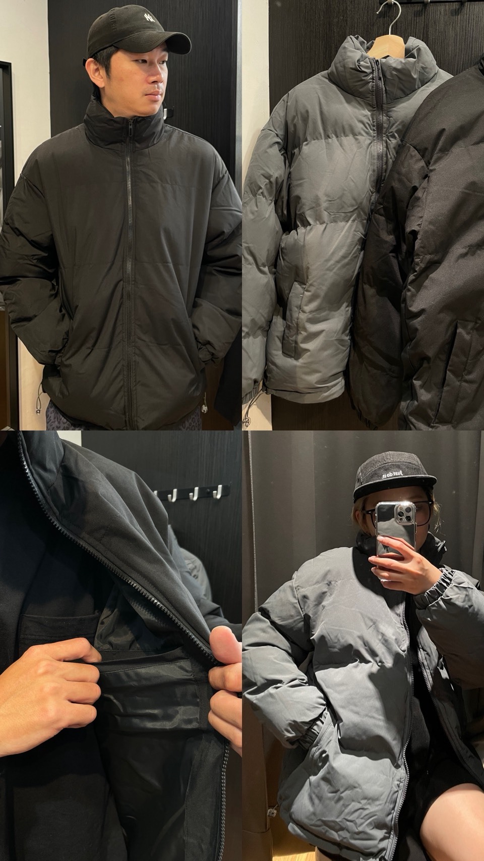 立領鋪棉麵包外套 MD1111