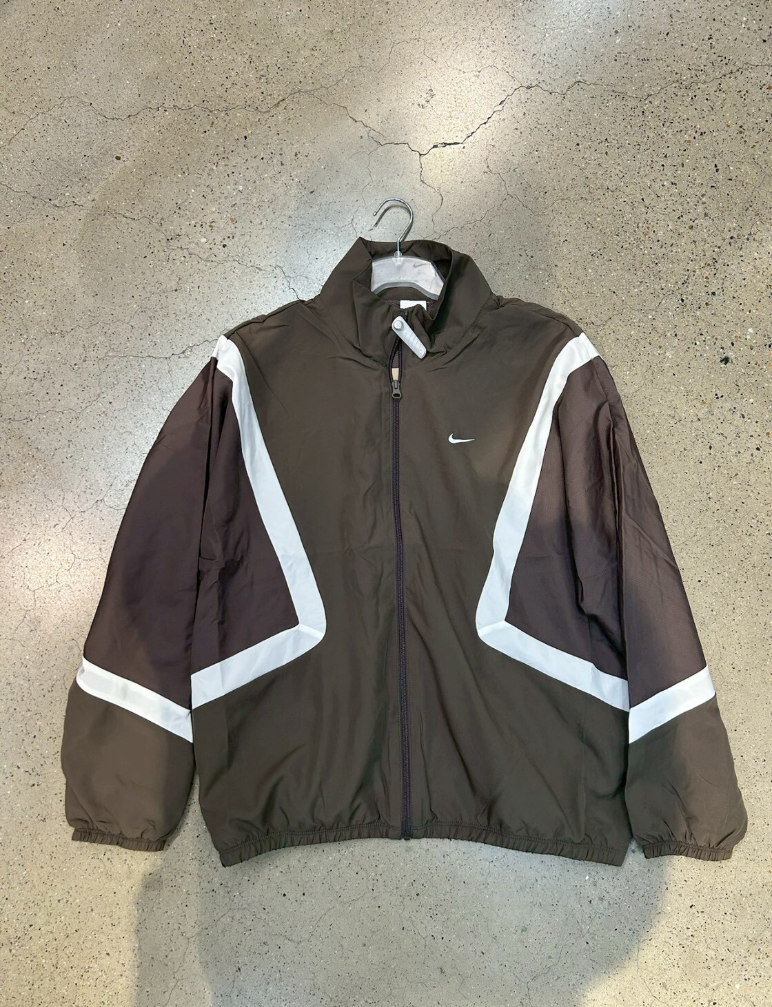 <海外連線代購>男女款 NIKE ICON JACKET 咖啡 褐色 網布內裡 透氣 梭織外套 風衣 外套【IM3355-004】NKTF