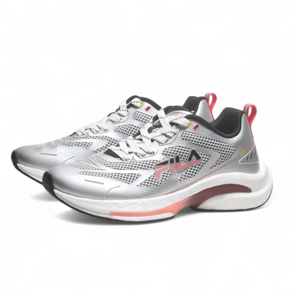 FILA 慢跑鞋 NEBULA 銀黑粉 回彈 運動鞋 男 1J910Y822