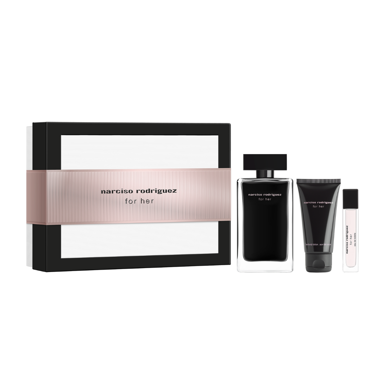 narciso rodriguez Parfums for her 淡香氛禮盒套裝