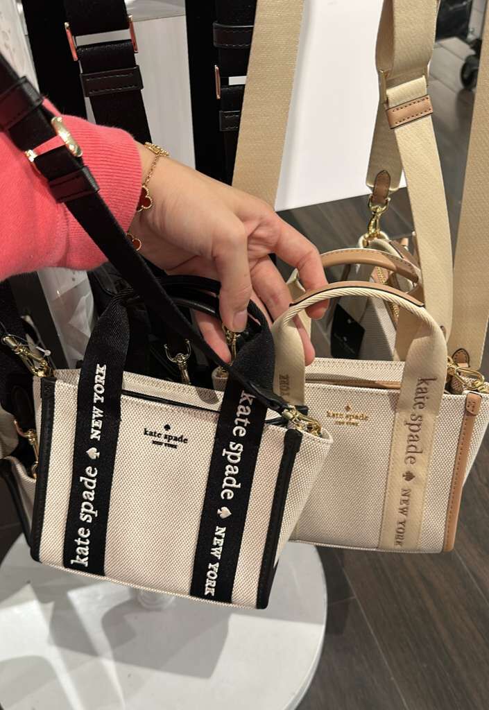 【直播】Kate Spade LL111440 Kip Canvas Mini 斜挎包