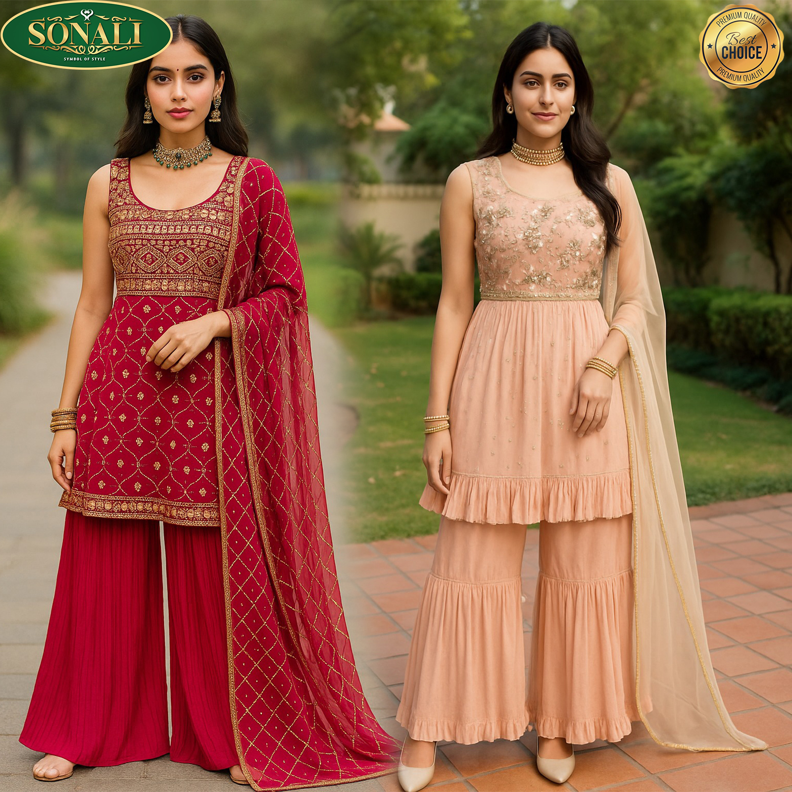 Sonali's Premier Quality Women's Suits Collections / Women's Sets / Ladies Indian Traditional Suits