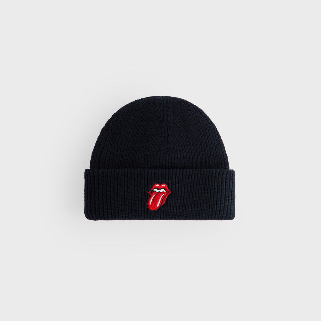 2025AW Kith for The Rolling Stones Mia Beanie 滾石 樂團 聯名 刺繡 毛帽 帽子 附別針 現貨 KHM051004