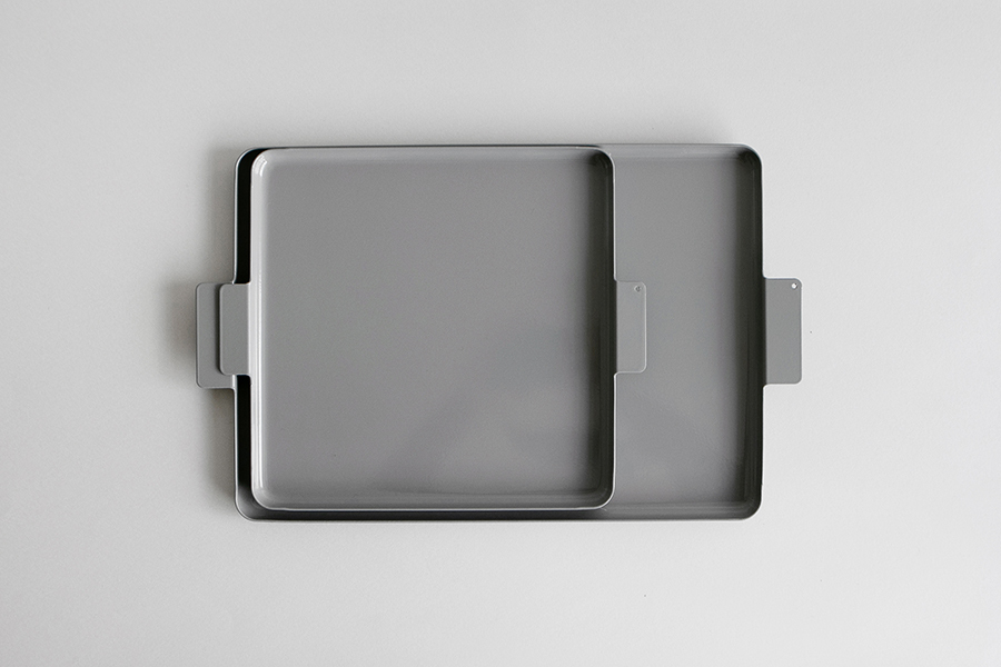 yumiko iihoshi porcelain - Colored' aluminum tray 彩色鋁製托盤