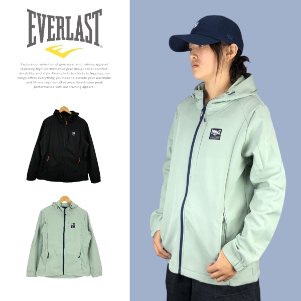 EVERLAST 外套 兩色 內刷毛 貼合 連帽外套 女 4152144020 4152144071