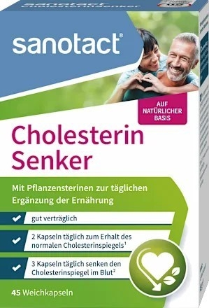 (預購商品) 德國 sanotact 膽固醇調節膠囊 45顆