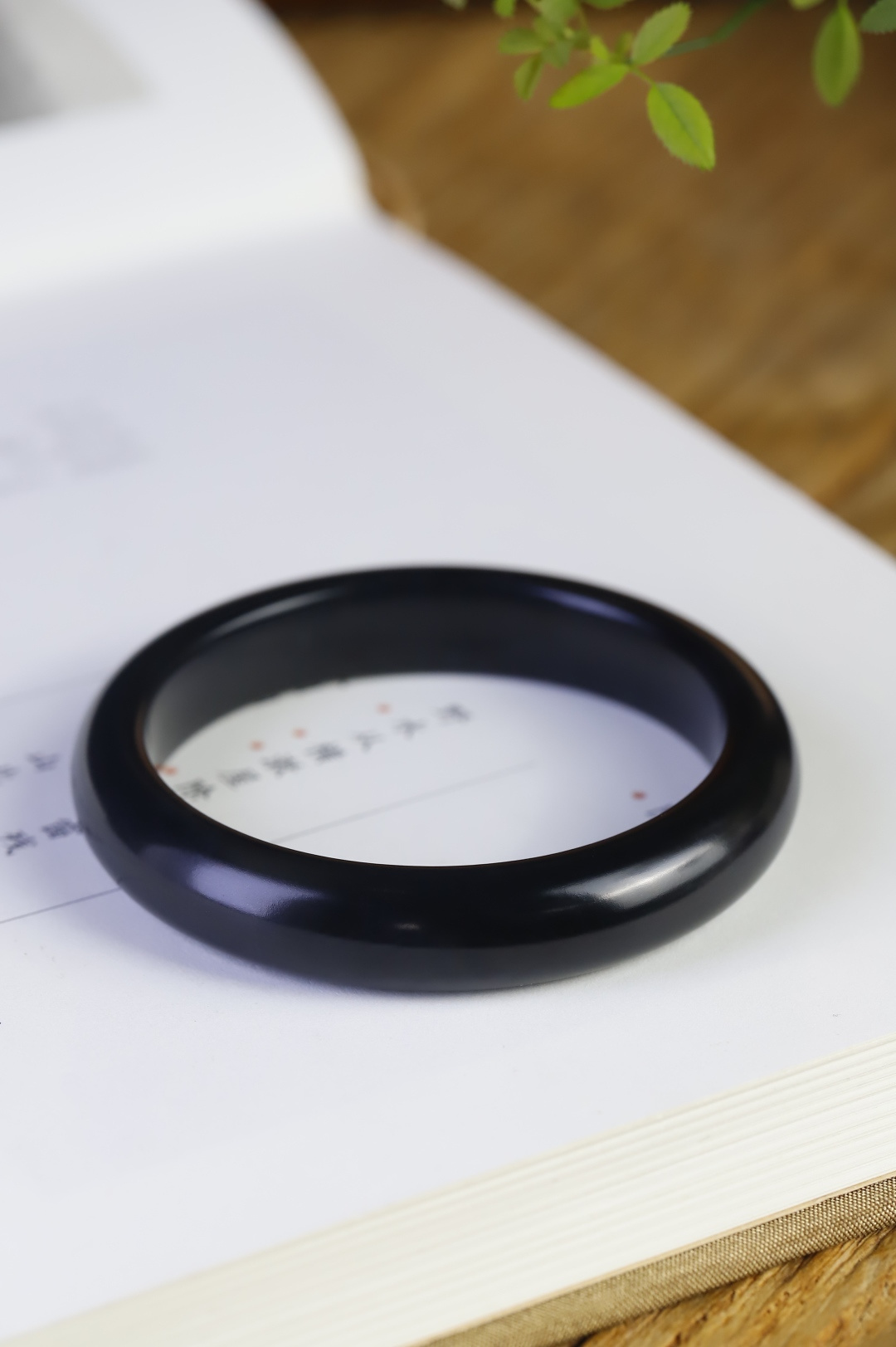 和田玉墨玉腕間柔情手鐲,天然和田玉軟玉