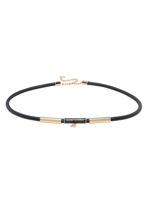 ‍‍Elisabetta Franchi 金鍊裝飾皮腰帶