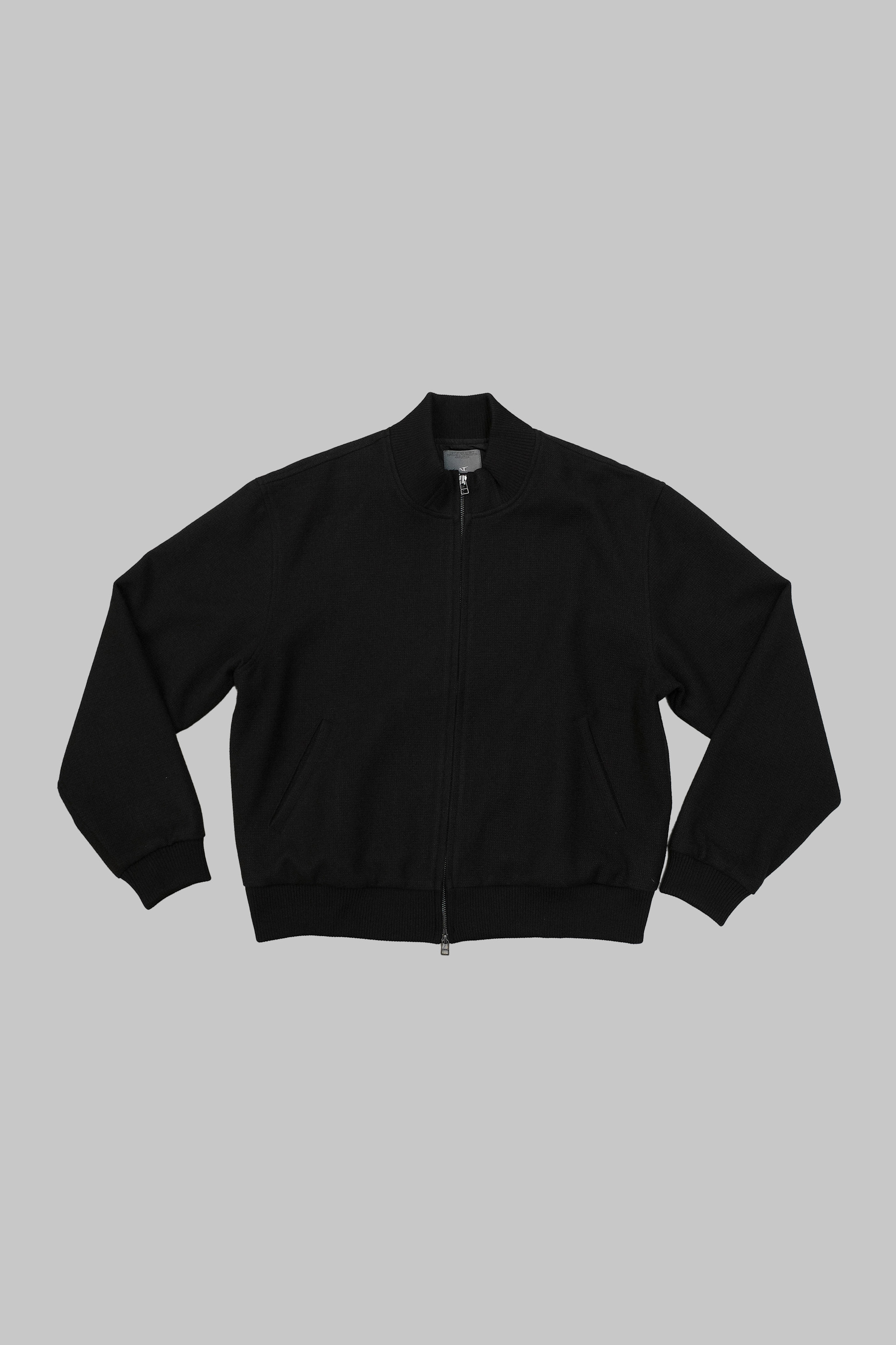 Anonymous Talking｜F25-J04 – Bomber Jacket (Black)