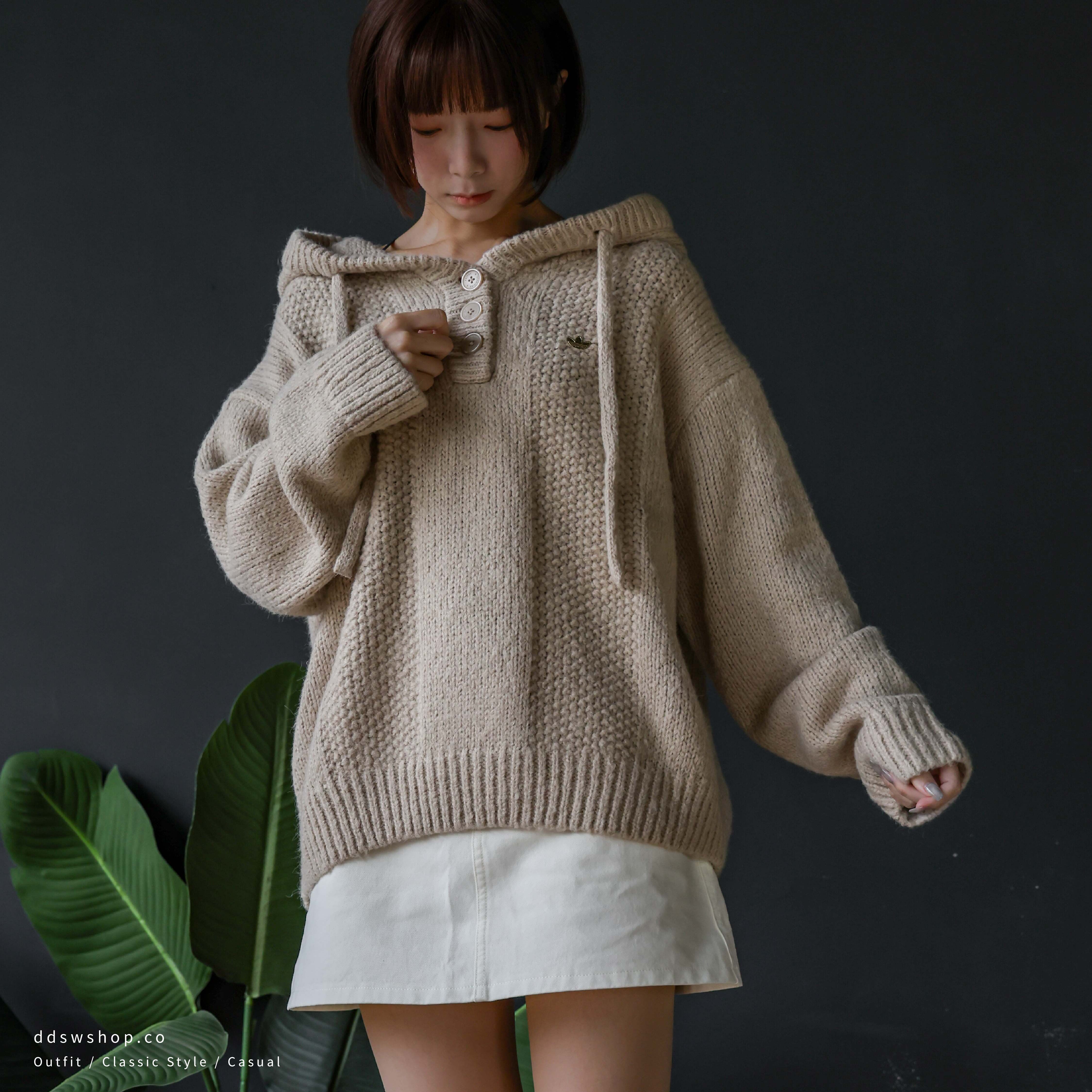 "代購" ADIDAS ORIGINALS FW25 針織連帽上衣