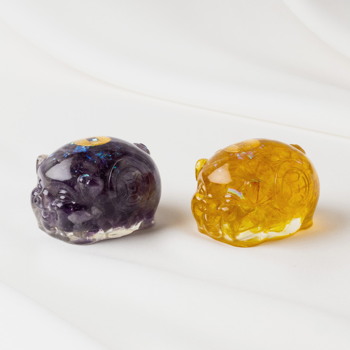 水晶文旦 水晶原礦多寶盒海洋有色珠寶 約3kg×4箱 8～6玉入 果物