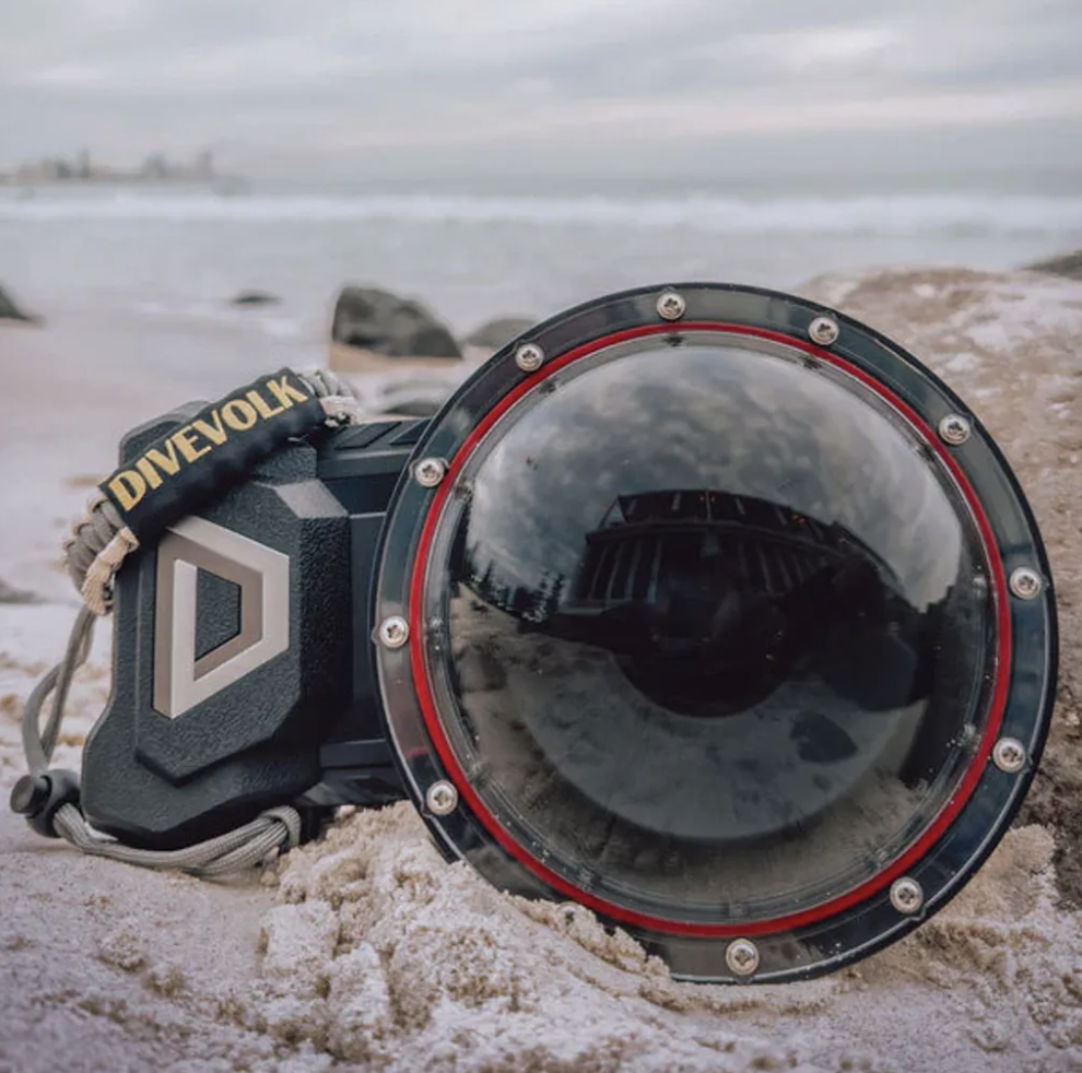 ▲DIVEVOLK SeaTouch防水殼專用 分水鏡