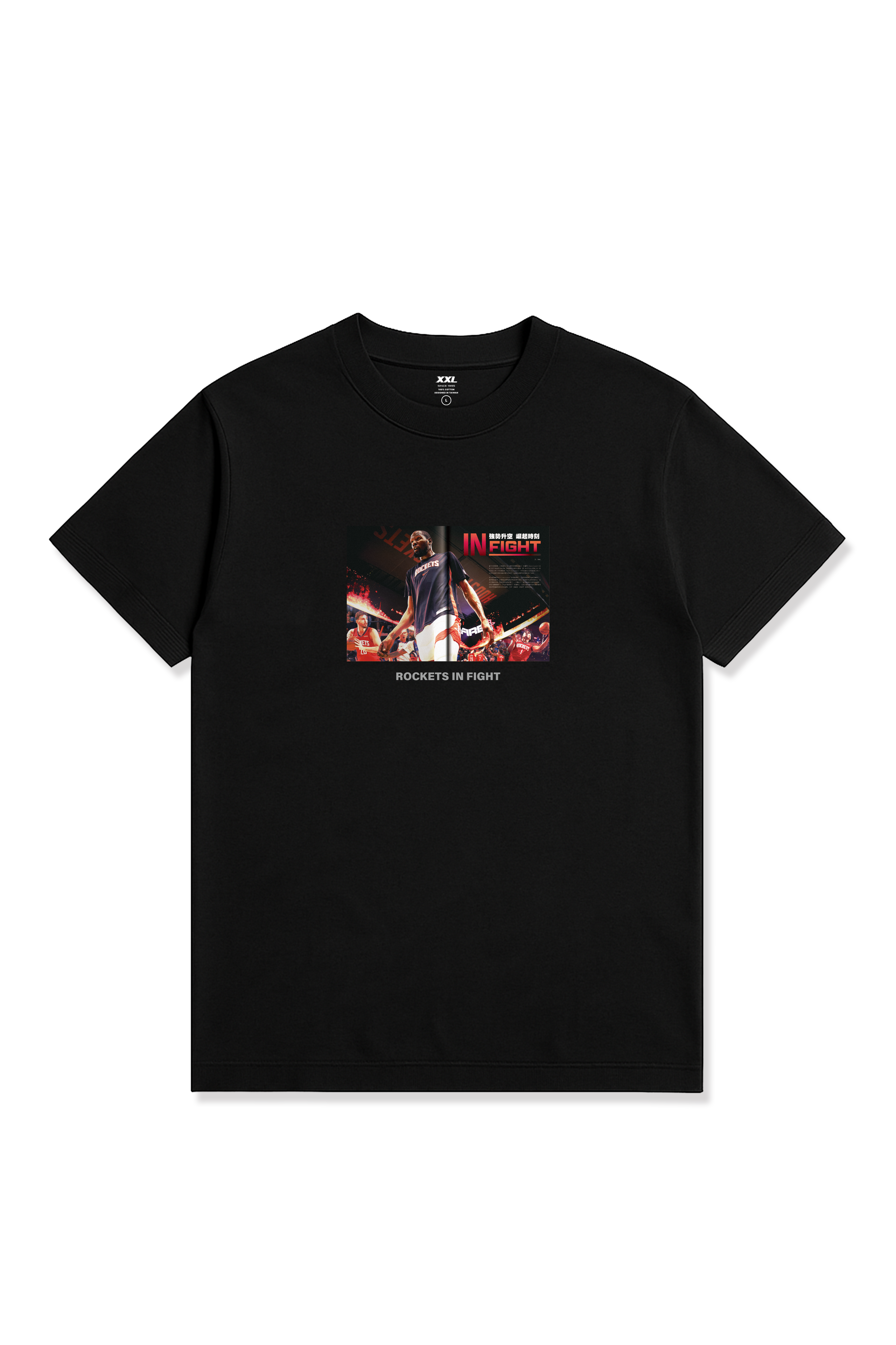 〔XXL DESIGN〕363期 KEVIN DURANT 刊頁款厚磅落肩T-shirt