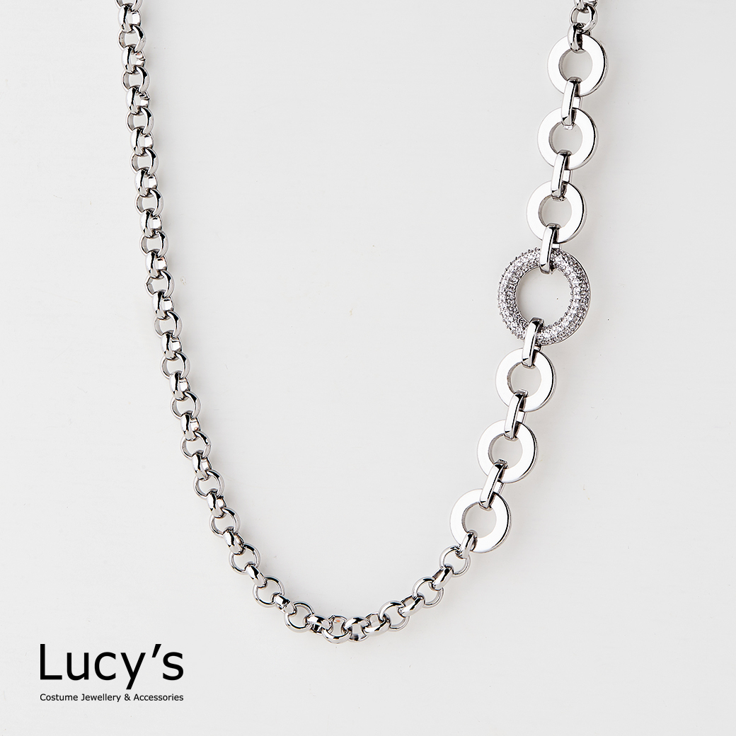 光環疊影 項鍊 (二色) (125362/125363)