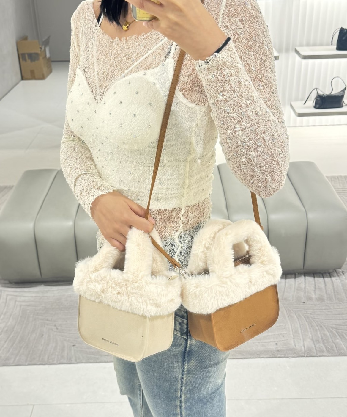 <冬季限定> Charles ＆ Keith 小CK 雪糕包