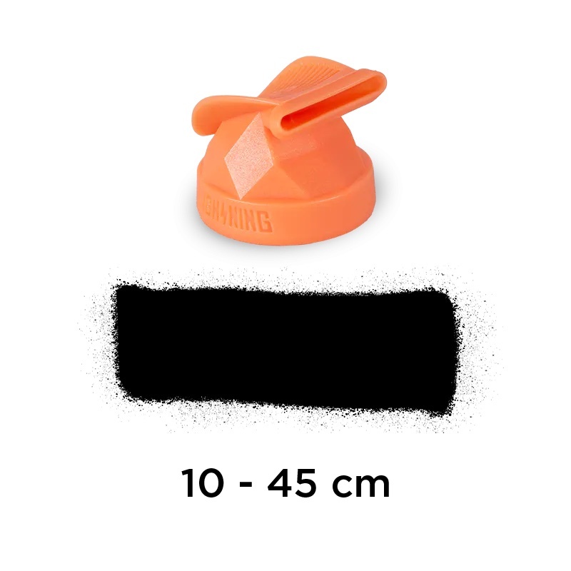 火焰閃電噴頭｜FLAME Lightning Cap orange