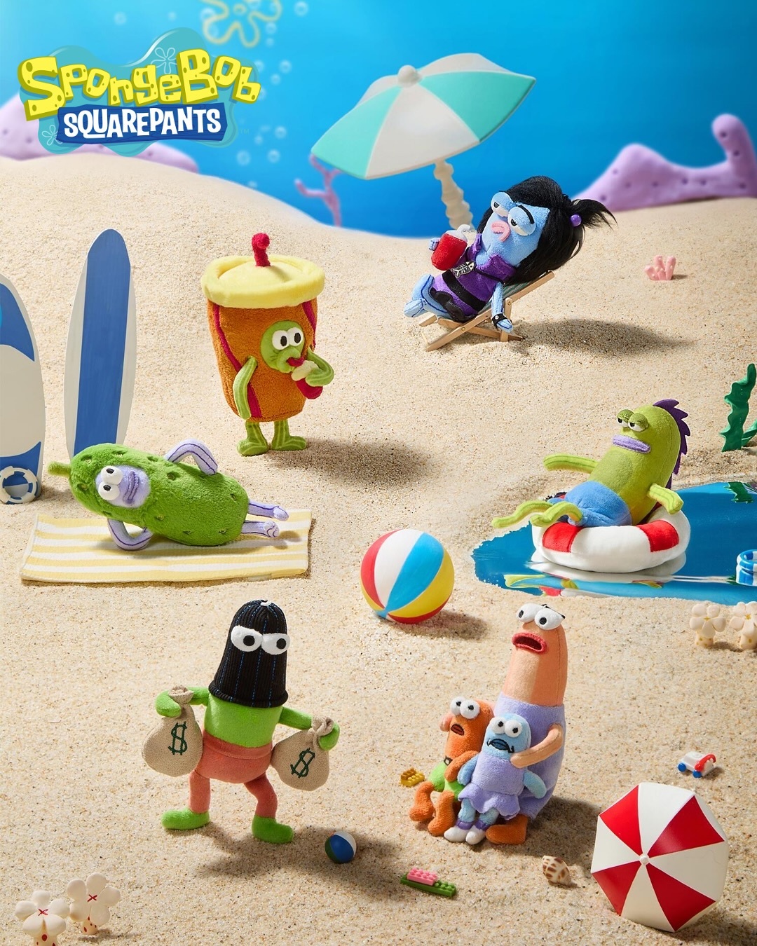 海綿寶寶 比奇堡的居民們的一天 毛絨 系列盲盒