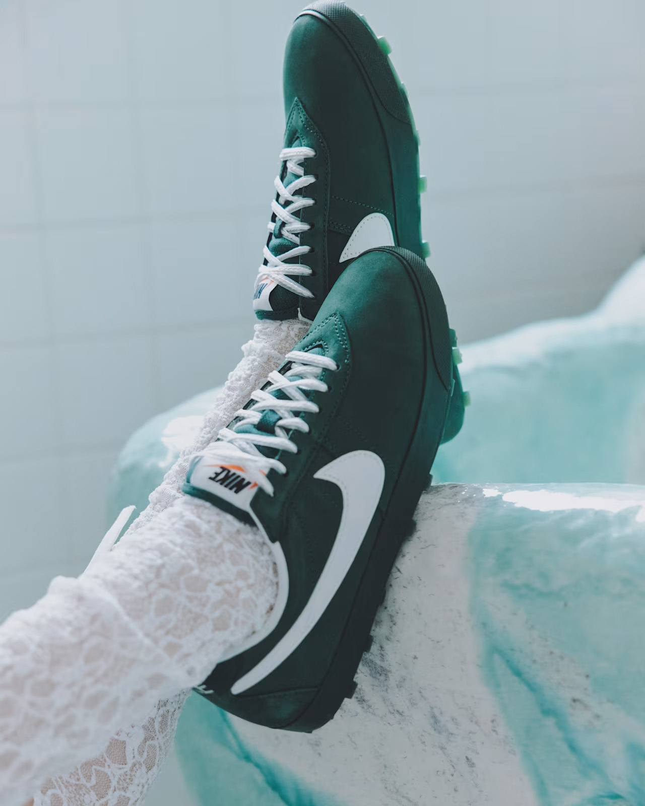 Astrograbber x Nike Waffle Trainer Fir and Phantom 綠白 IH2341-300