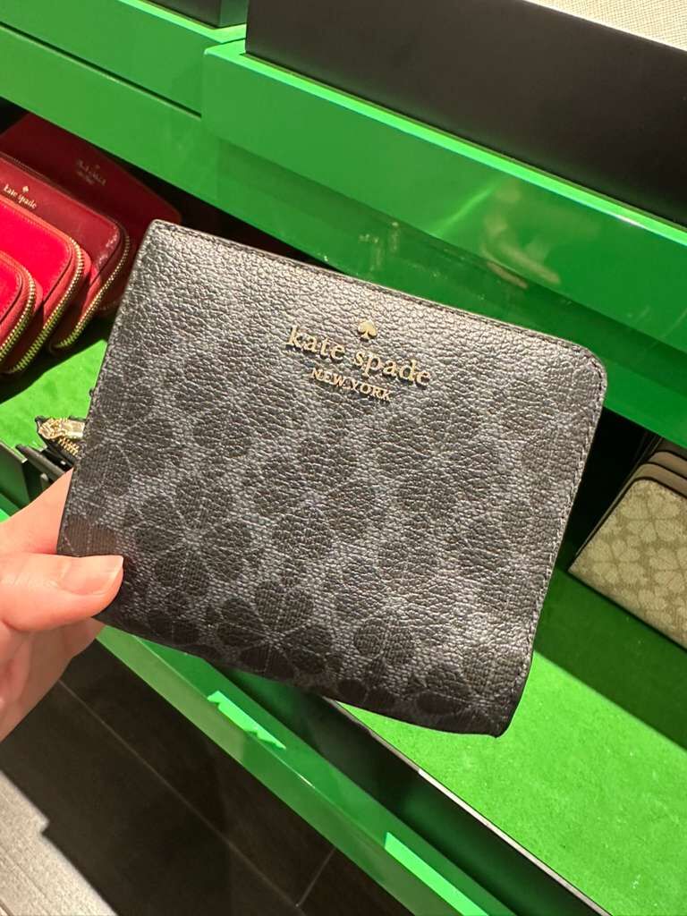 【直播】Kate Spade LL111449 Spade Flower 小號拉鏈銀包(KK894)