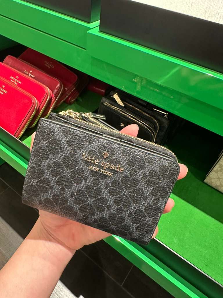 【直播】Kate Spade LL111449 Spade Flower 小號拉鏈銀包(KK894)