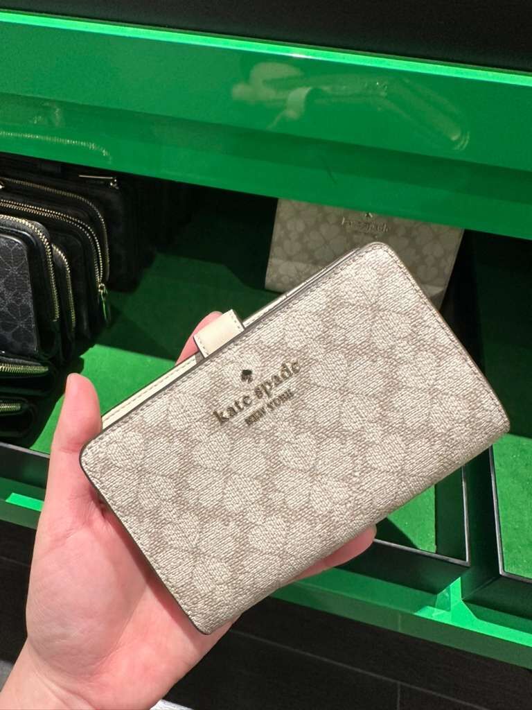 【直播】Kate Spade LL111450 Spade Flower Medium 銀包(KG488)