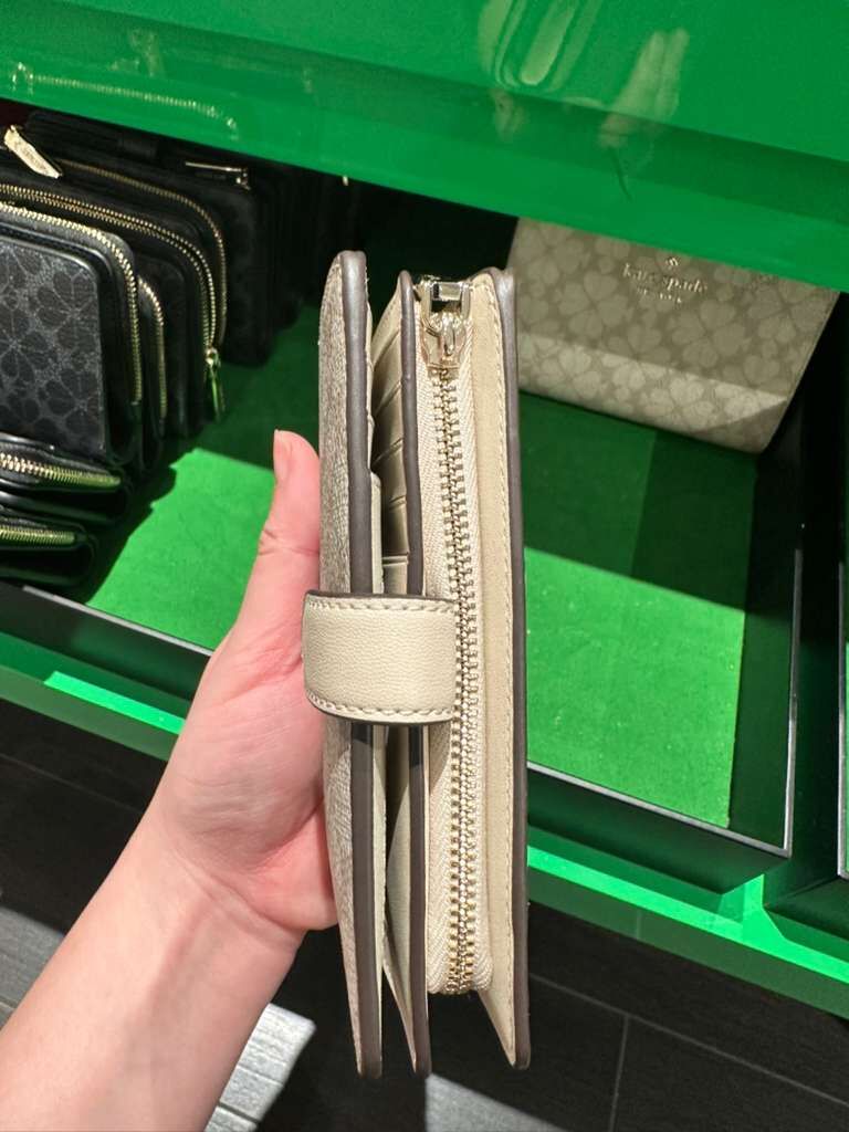 【直播】Kate Spade LL111450 Spade Flower Medium 銀包(KG488)