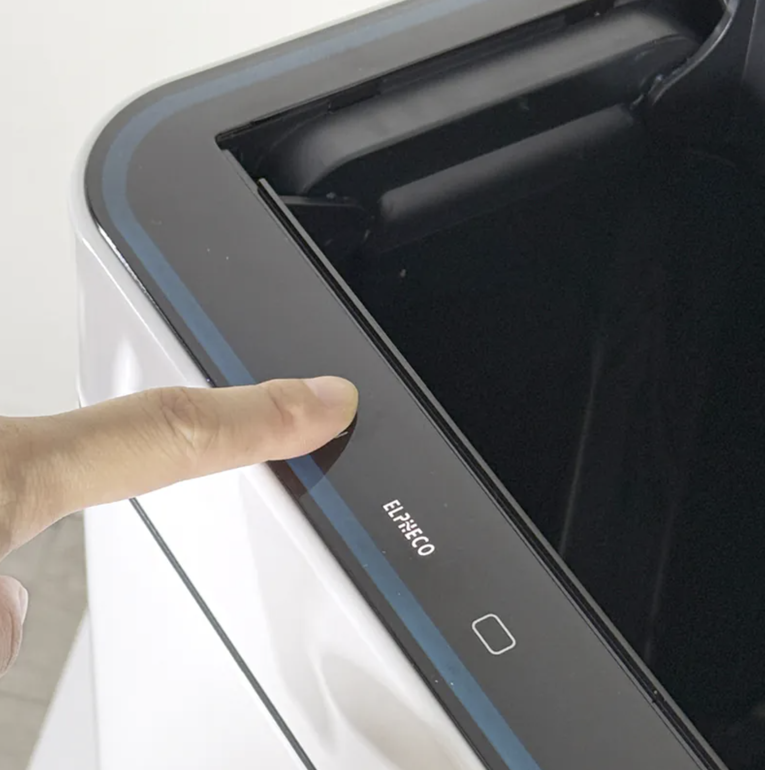 【美國ELPHECO】20L 不鏽鋼雙開除臭炫光感應垃圾桶 ELPH228DU