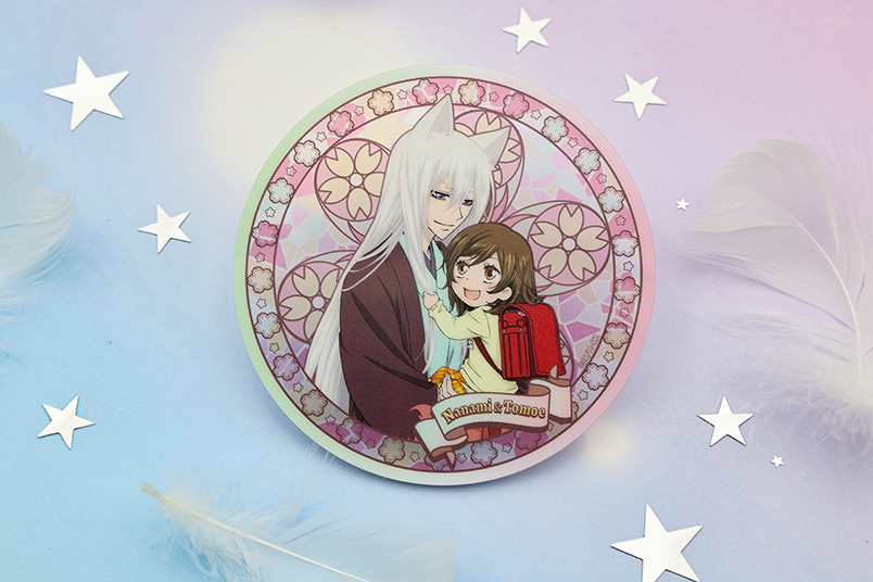 元氣少女緣結神壓克力杯墊-奈奈生和巴衛B