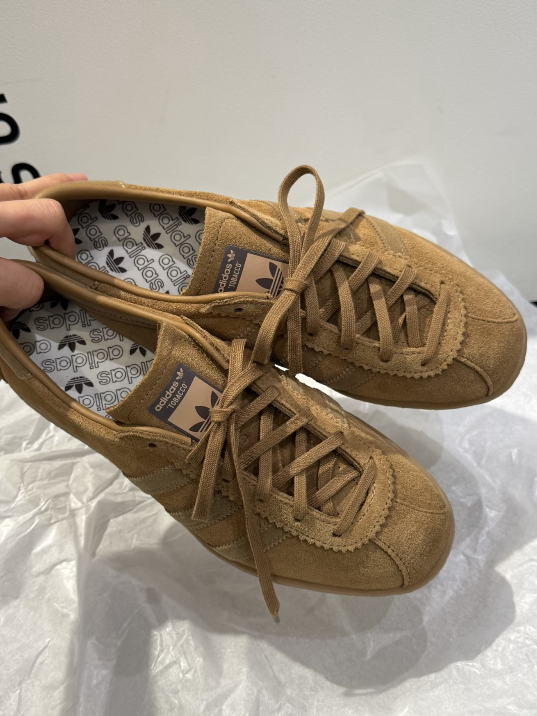 Adidas originals Tobacco 棕色 麂皮 JP9651