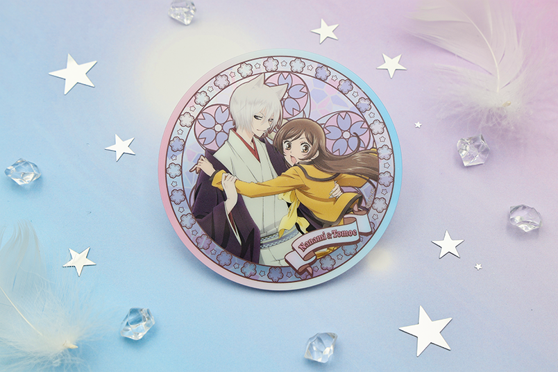 元氣少女緣結神壓克力杯墊-奈奈生和巴衛C