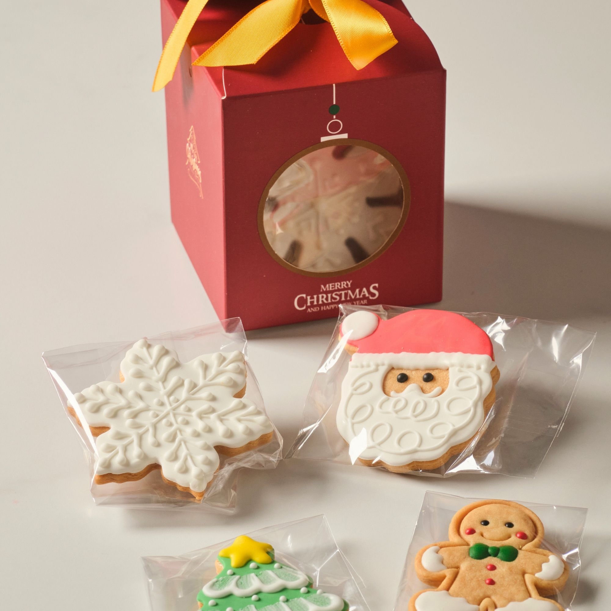 Christmas Icing Cookie Small Gift Box (6pcs)